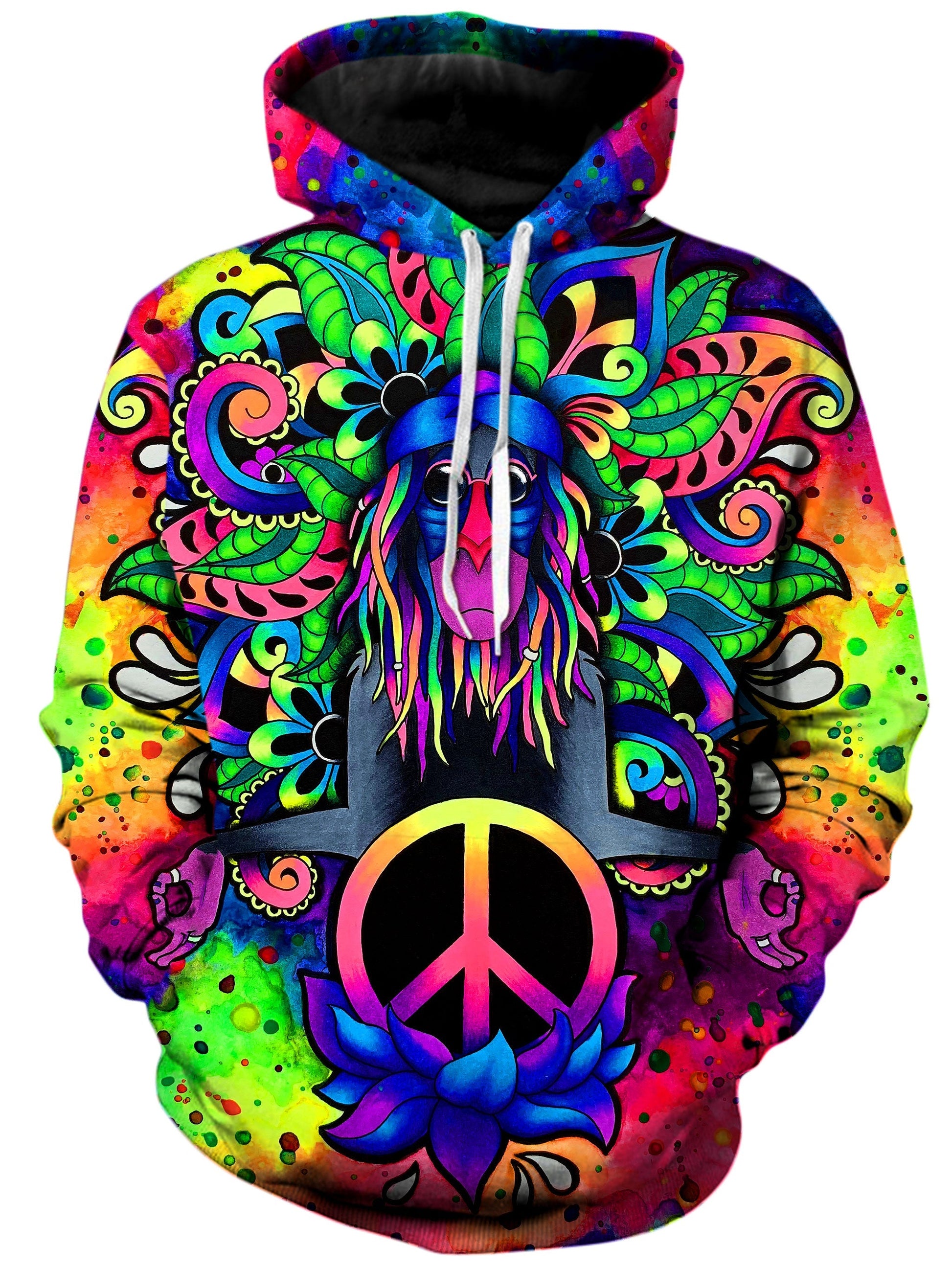 Peace Rafiki Unisex Hoodie -Moonbestprint