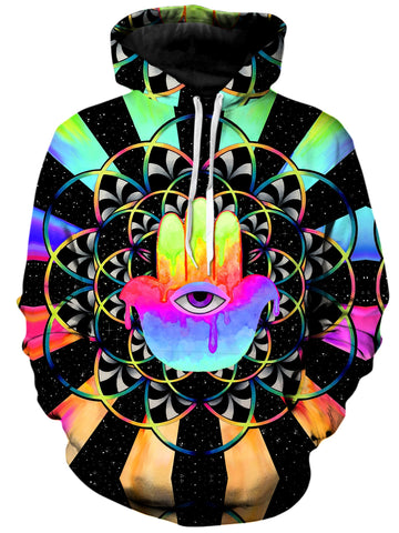 Psy Hamsa Unisex Hoodie -Moonbestprint