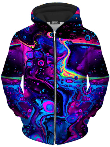 Acid Bath Unisex Zip-Up Hoodie -Moonbestprint