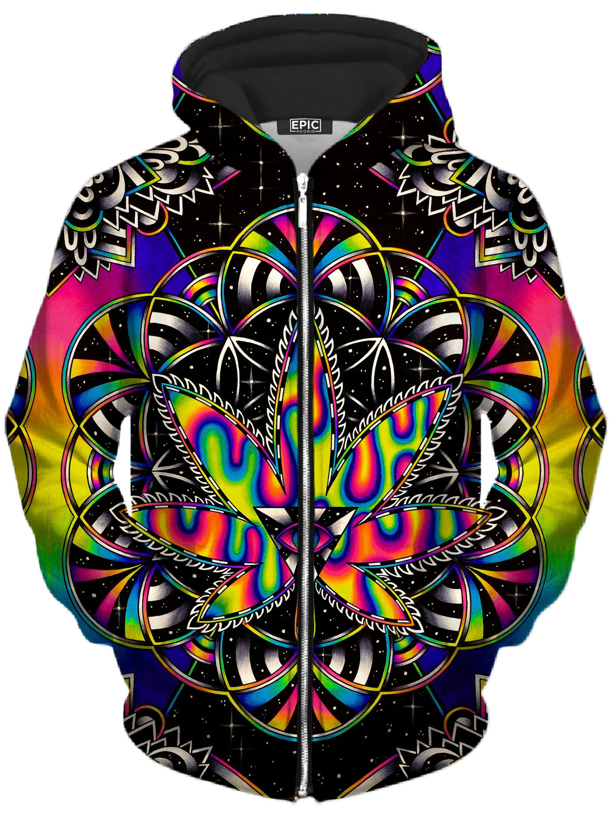 Kronic Haze Unisex Zip-Up Hoodie -Moonbestprint