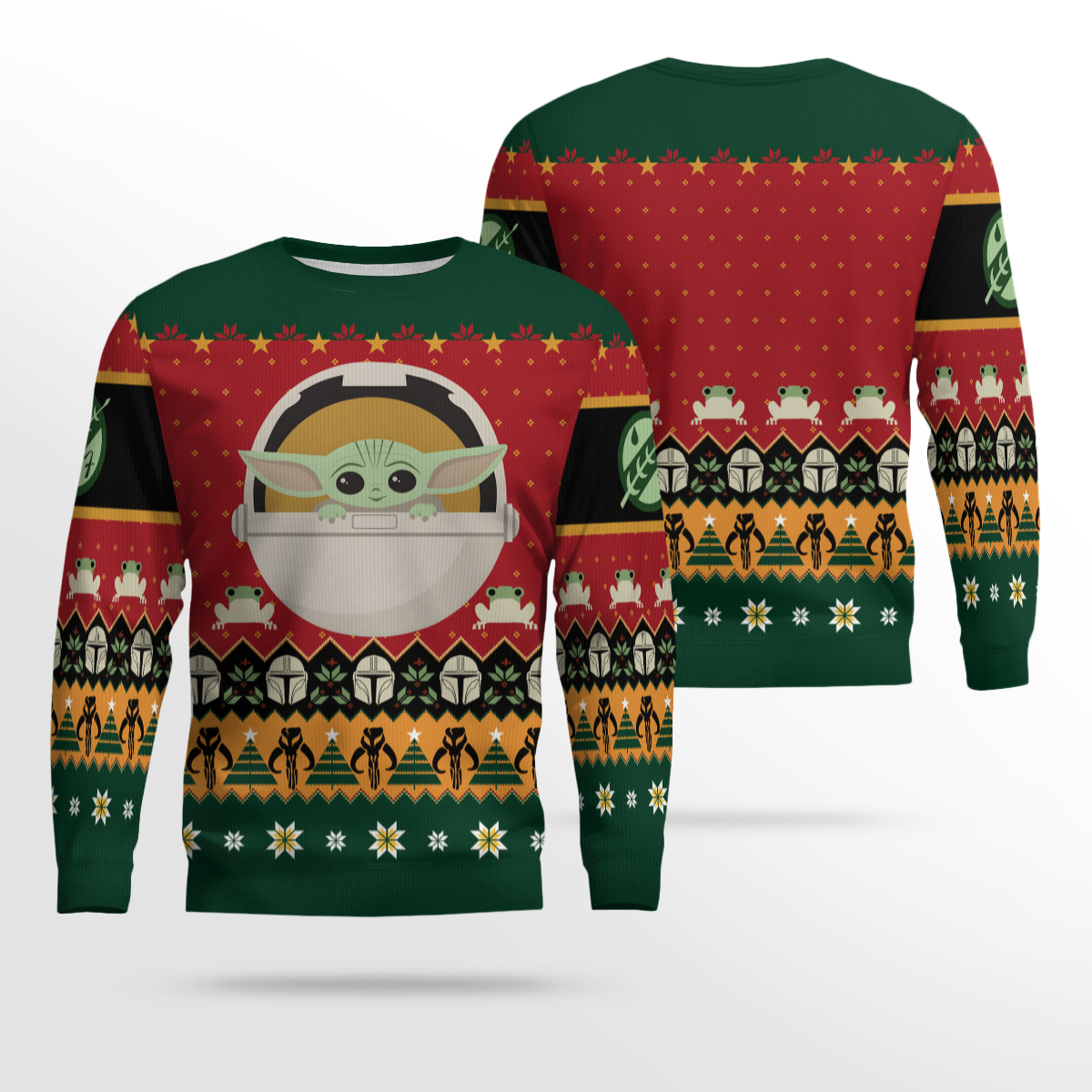 Baby Yoda Grogu Ugly Christmas Sweater – Moonbestprint