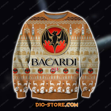 Bacardi Reindeer Christmas Ugly Sweater – Moonbestprint