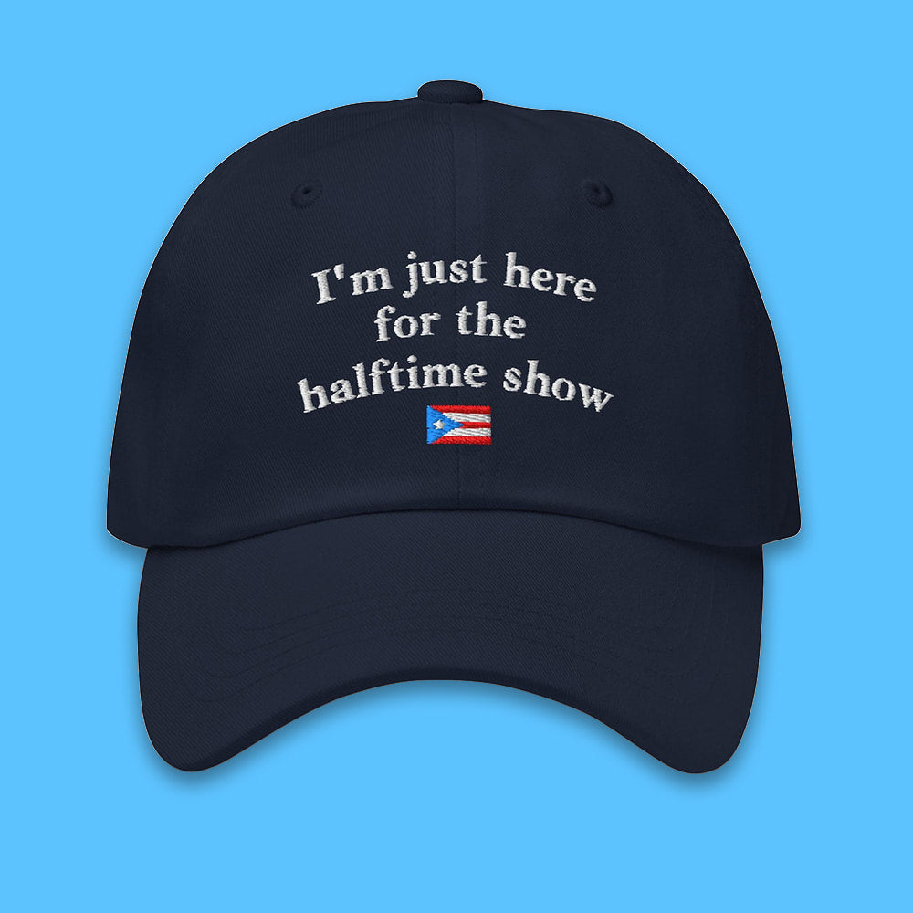 Bad Bunny I'm Just Here For The Halftime Show Hat Moonbestprint