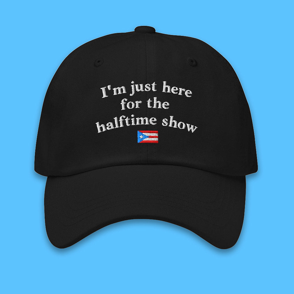 Bad Bunny I'm Just Here For The Halftime Show Hat Moonbestprint