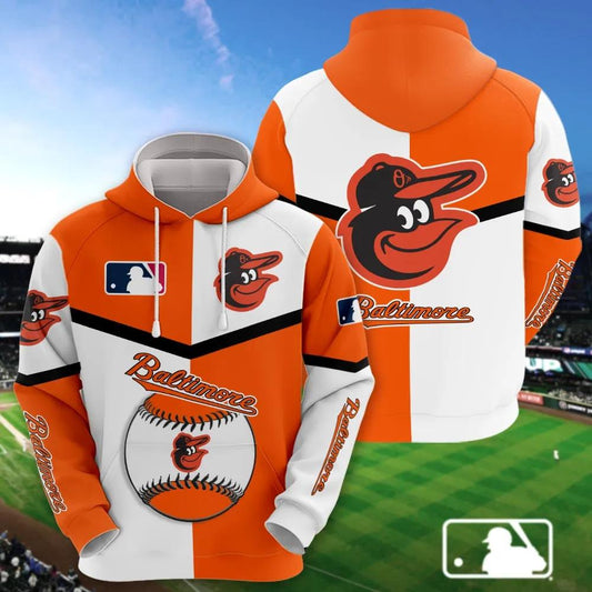 Baltimore Orioles 3D Apparel, MLB Hoodie Moonbestprint