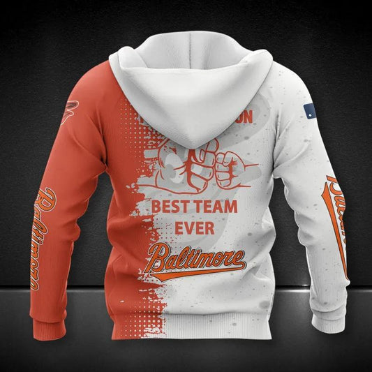 Baltimore Orioles Dad And Son All Over Print Apparel 1, MLB Hoodie Moonbestprint