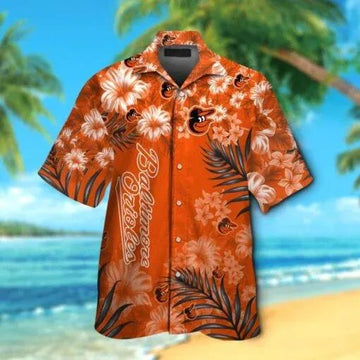 Baltimore Orioles Hawaiian Shirt 12, MLB Hawaiian Shirt Moonbestprint