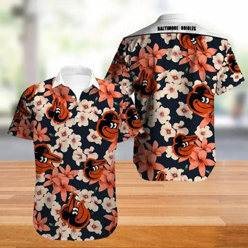 Baltimore Orioles Hawaiian Shirt 16, MLB Hawaiian Shirt Moonbestprint
