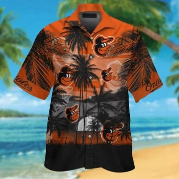 Baltimore Orioles Hawaiian Shirt 9, MLB Hawaiian Shirt Moonbestprint
