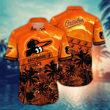 Baltimore Orioles MLB Flower Hawaii Shirt, MLB Hawaiian Shirt Moonbestprint