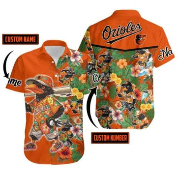 Baltimore Orioles MLB Hawaiian Shirt 1, MLB Hawaiian Shirt Moonbestprint