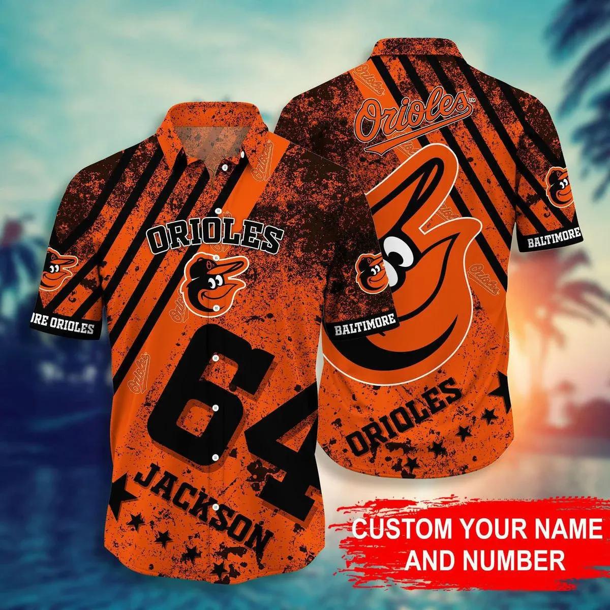 Baltimore Orioles MLB-Personalized Hawaiian Shirt, MLB Hawaiian Shirt Moonbestprint