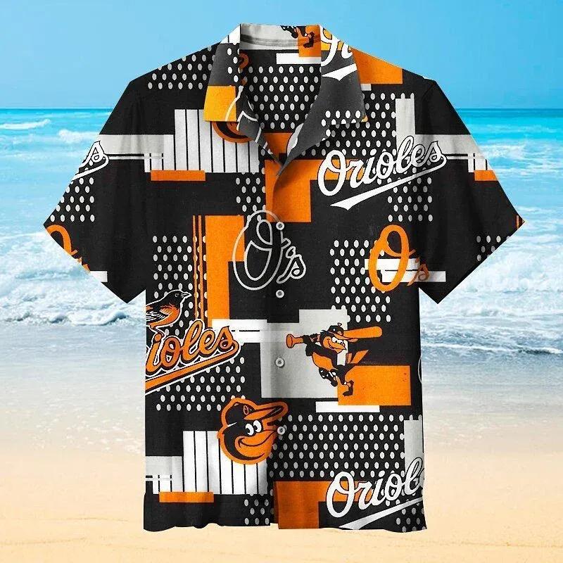 Baltimore Orioles Mlb Hawaiian Graphic Print Short Sleeve Hawaiian Shirt, MLB Hawaiian Shirt Moonbestprint