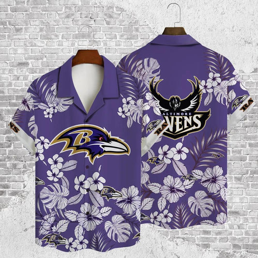 Baltimore Ravens – National Football League AOP Hawaiian Shirt, NFL Hawaiian Shirt Moonbestprint