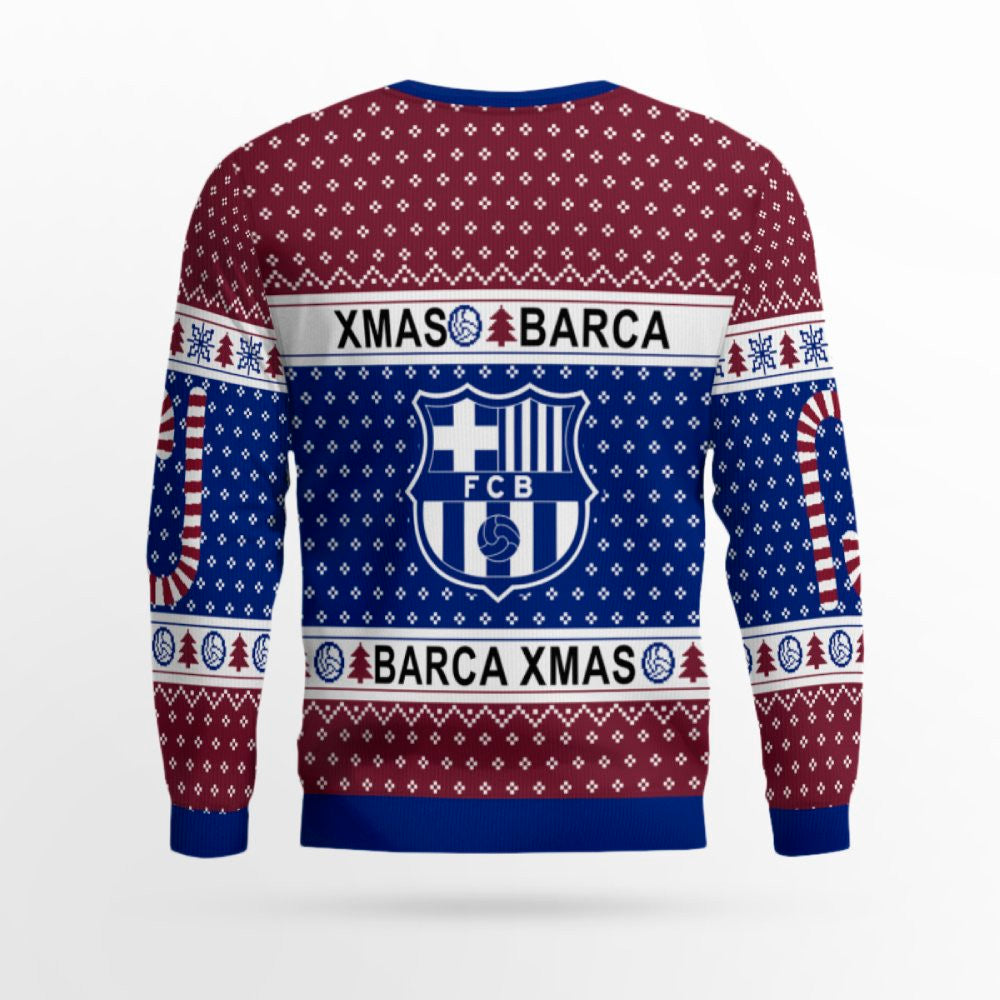 Barcelona Soccer Team Ugly Christmas Sweater 2025 – Moonbestprint