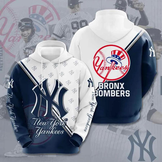 Baseball Mlb New York Yankees Pullover 3D Hoodie, MLB Hoodie Moonbestprint