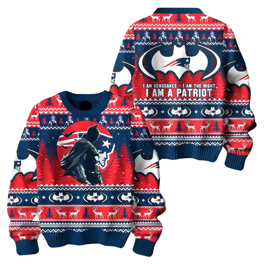 Batman I Am A Patriot Football Ugly Sweater 2025 – Moonbestprint