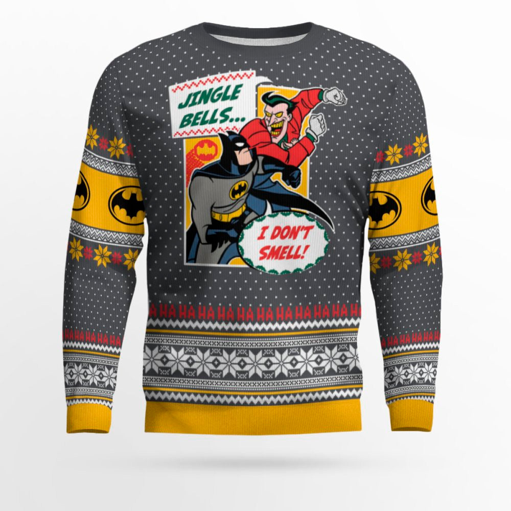 Batman Jingle Bells - I Don't Smell Ugly Sweater 2025 – Moonbestprint
