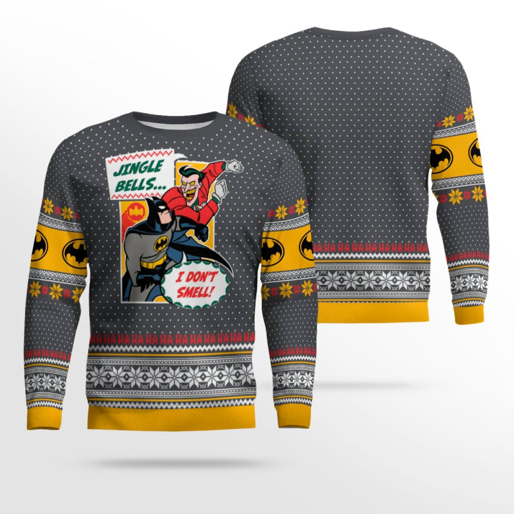 Batman Jingle Bells - I Don't Smell Ugly Sweater 2025 – Moonbestprint