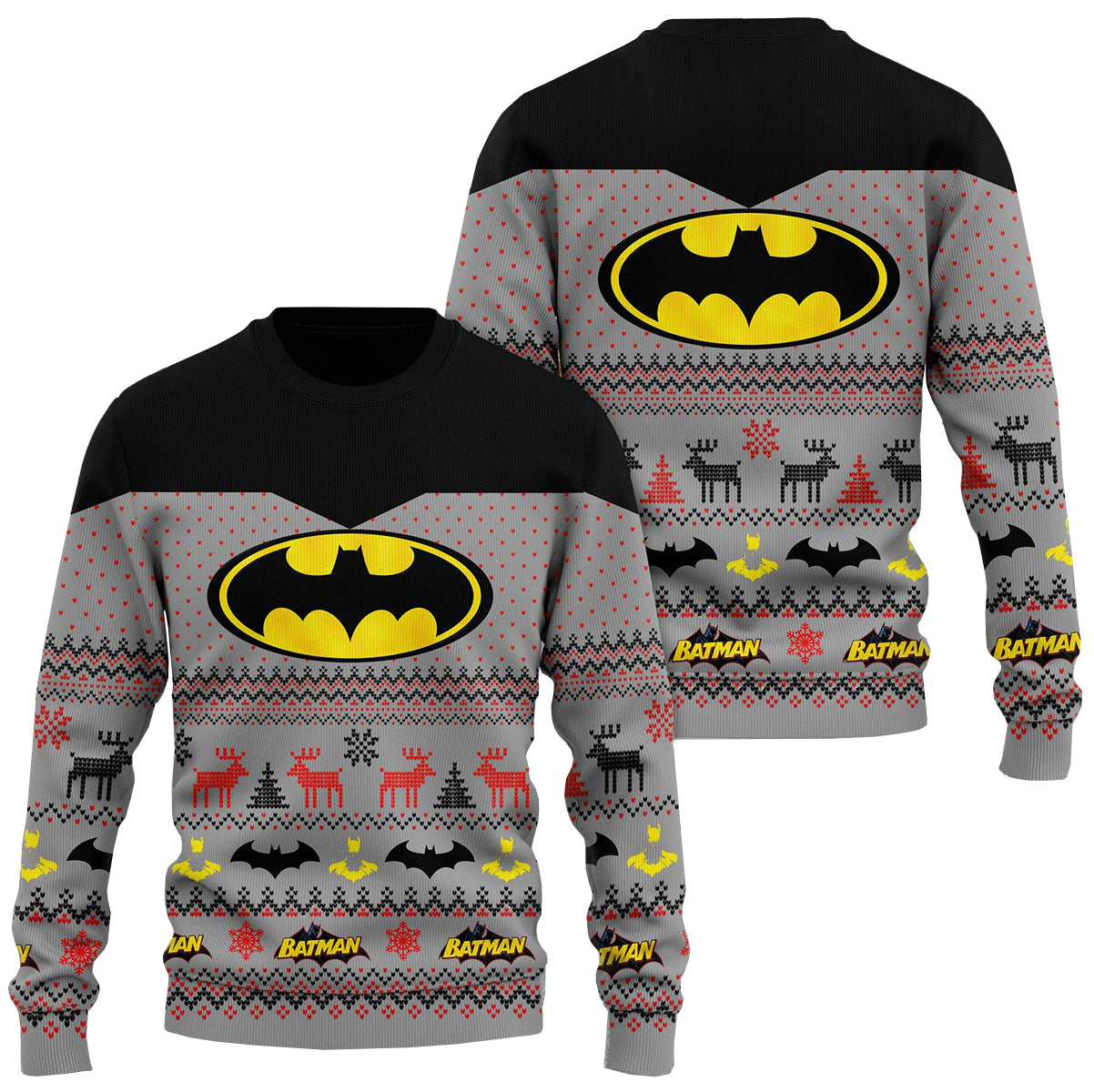 Batman Snow Christmas Ugly Sweater – Moonbestprint