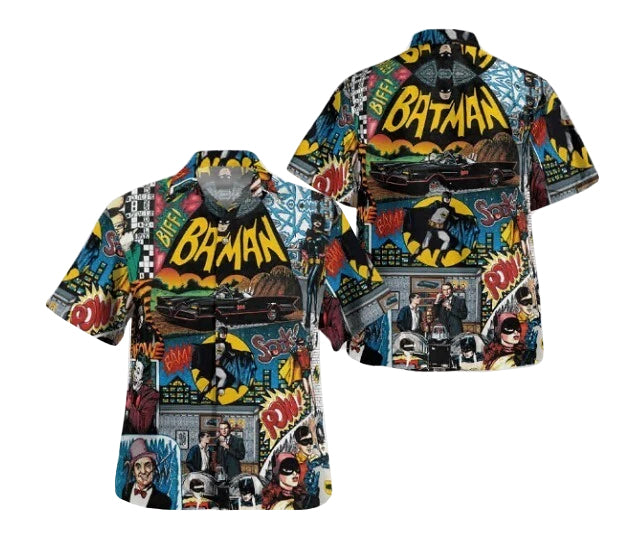 Batman Superheroes Characters Lovers Hawaiian Shirt - Moonbestprint