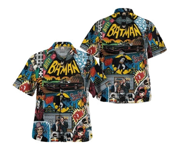 Batman Superheroes Characters Lovers Hawaiian Shirt - Moonbestprint