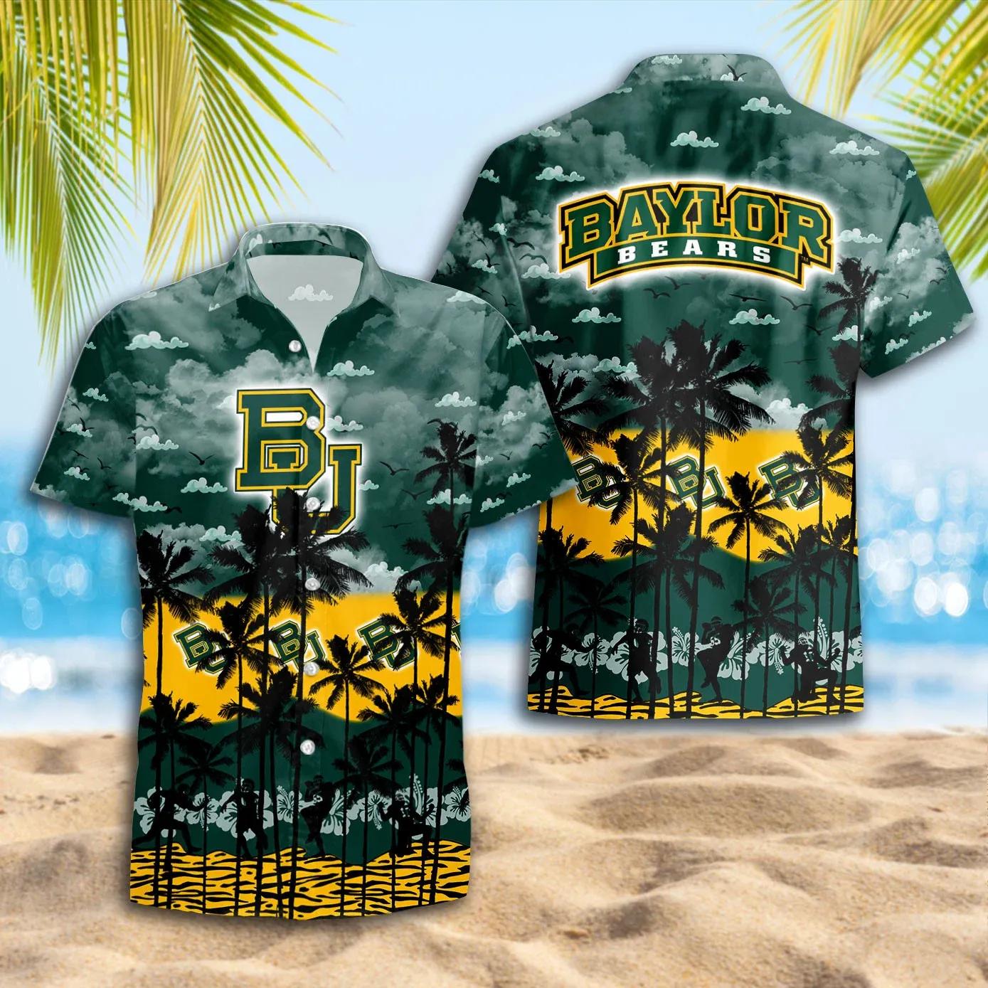 Baylor Bears Hawaiian Shirt Trending Summer, NCAA Hawaiian Shirt Moonbestprint