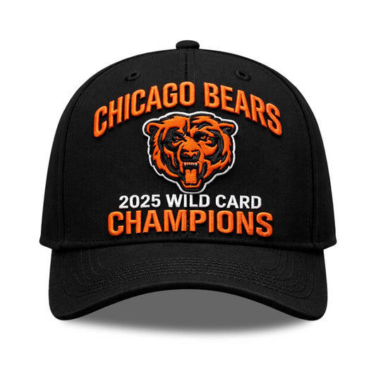 Bears Wild Card Champions 2025 2026 Hat -Moonbestprint