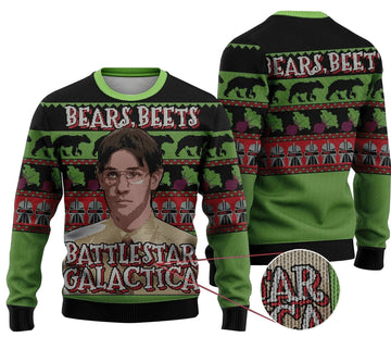 Bears,Beets Battlestar Galactica Ugly Christmas Sweater 2025 – Moonbestprint