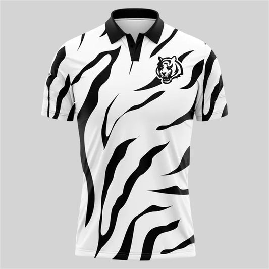 Bengals Tiger Stripe 2025 Polo Shirt - Moonbestprint