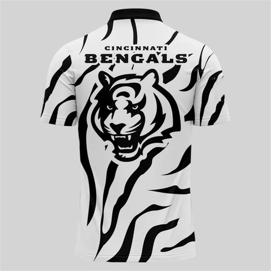 Bengals Tiger Stripe 2025 Polo Shirt - Moonbestprint