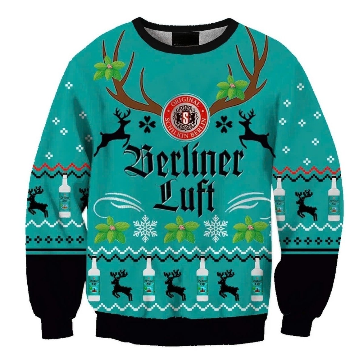 Berliner Luft Christmas Reindeer Ugly Sweater – Moonbestprint