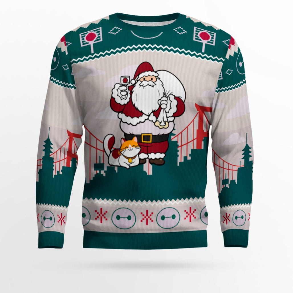 Big Hero 6 Baymax Holiday Ugly Christmas Sweater – Moonbestprint