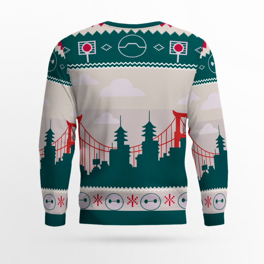 Big Hero 6 Baymax Holiday Ugly Christmas Sweater – Moonbestprint
