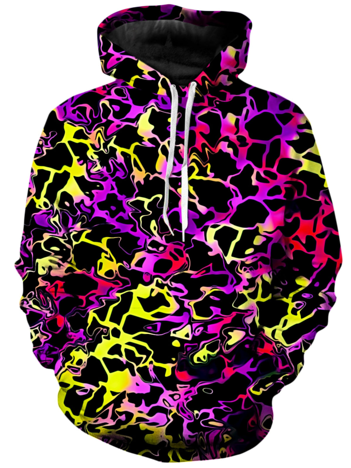 Psychedelic Rainbow Leopard Unisex Hoodie -Moonbestprint
