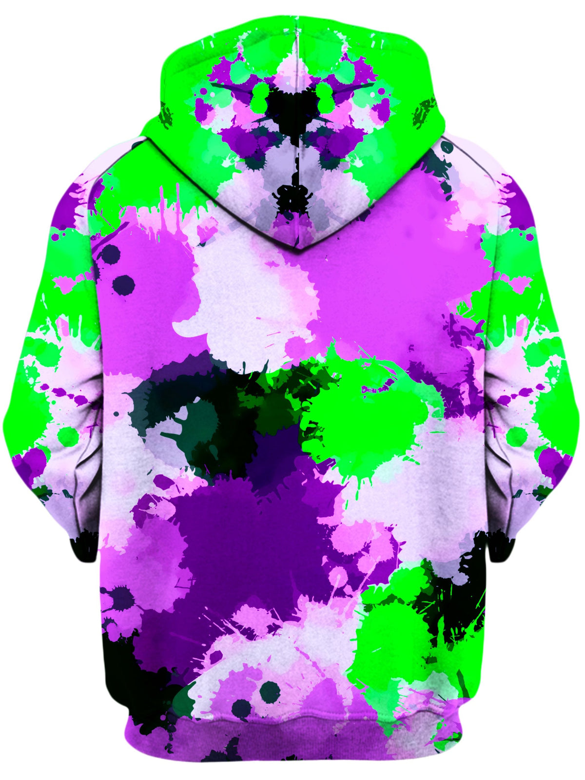 Acid Melt Unisex Zip-Up Hoodie -Moonbestprint