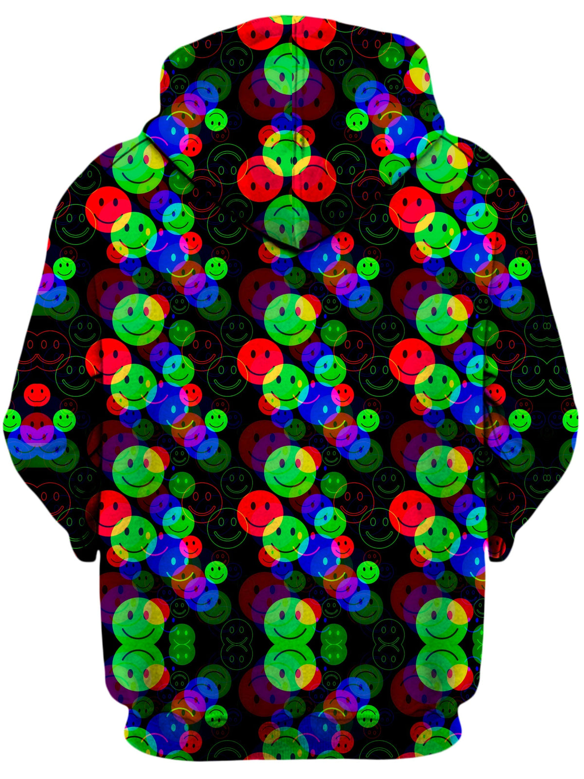 RGB Smile Glitch Unisex Hoodie -Moonbestprint