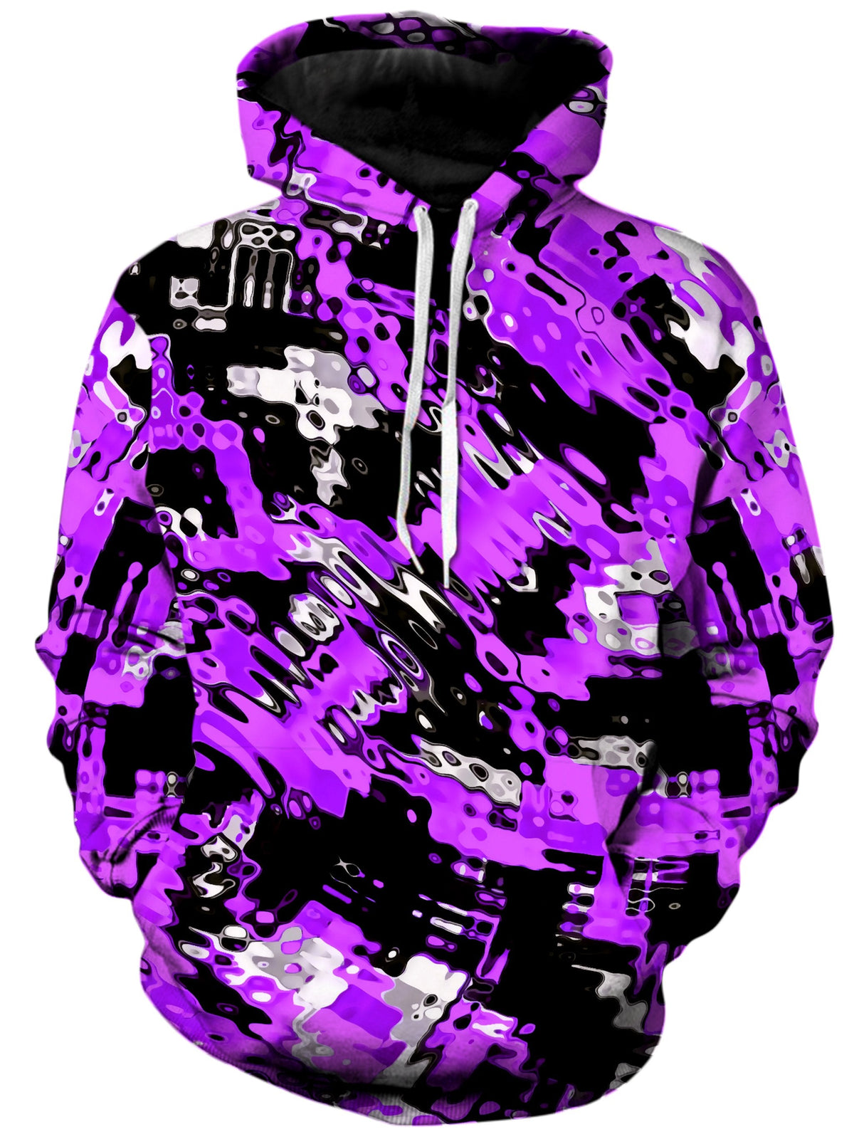 Purple Rave Drip Unisex Hoodie -Moonbestprint