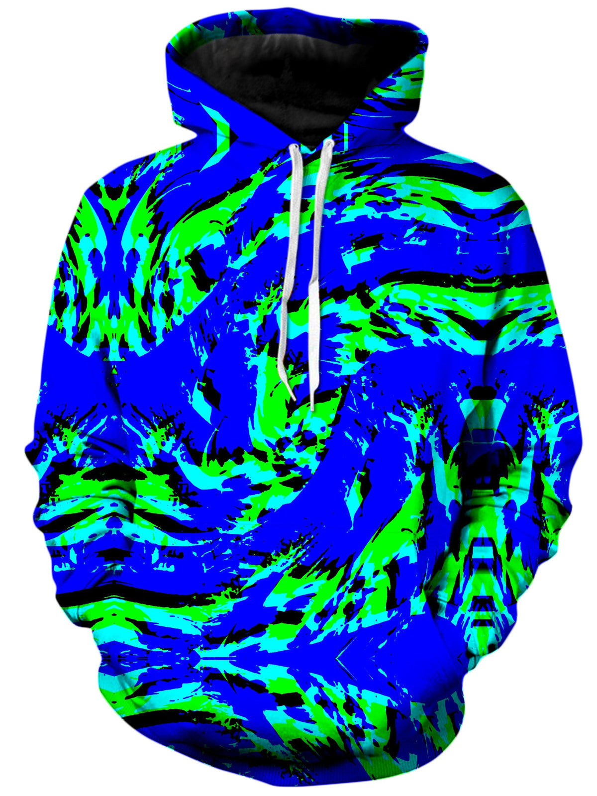 Sea Splatter Rave Graffiti Unisex Hoodie -Moonbestprint