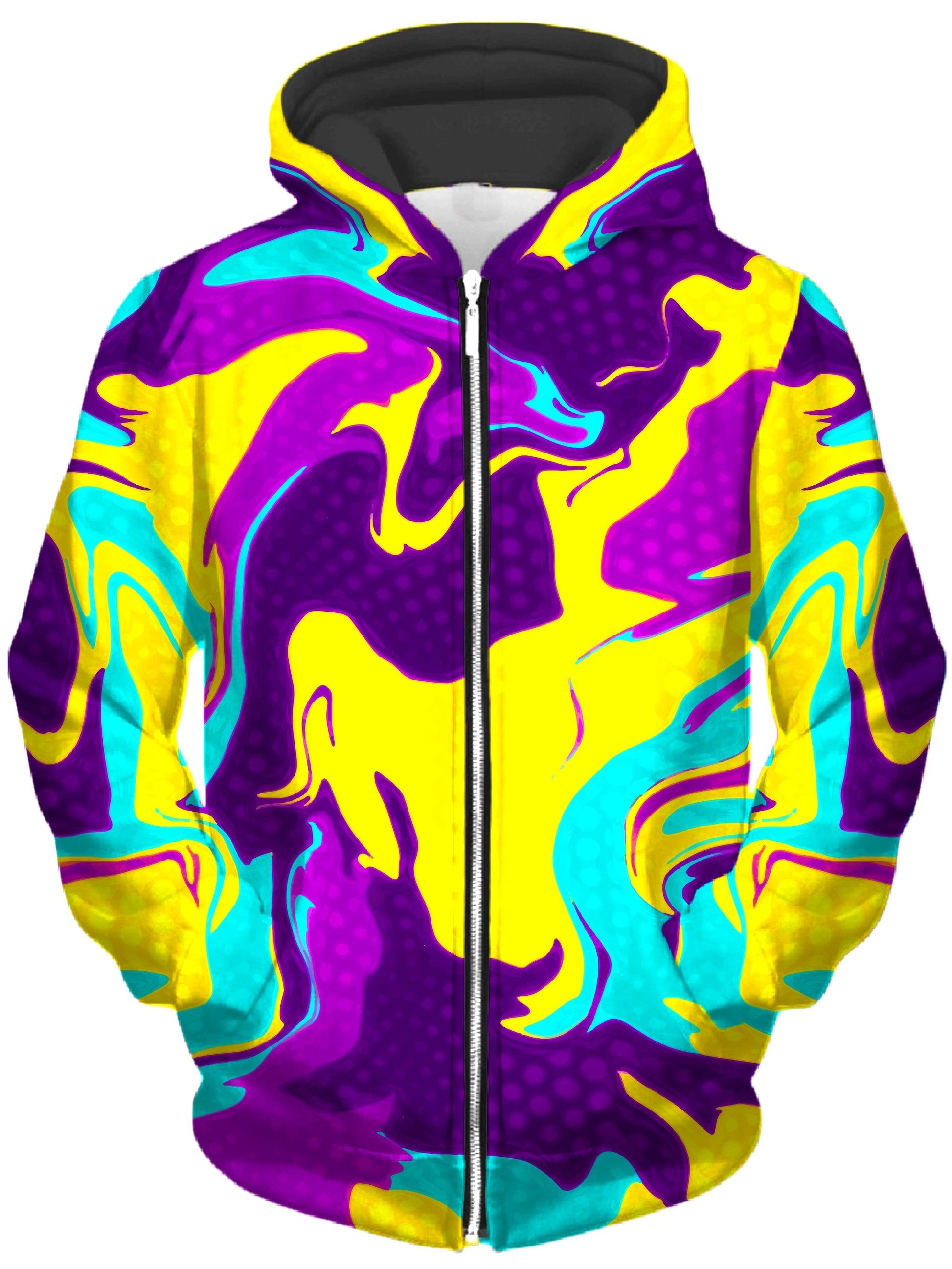 Psychic Bliss Unisex Zip-Up Hoodie -Moonbestprint