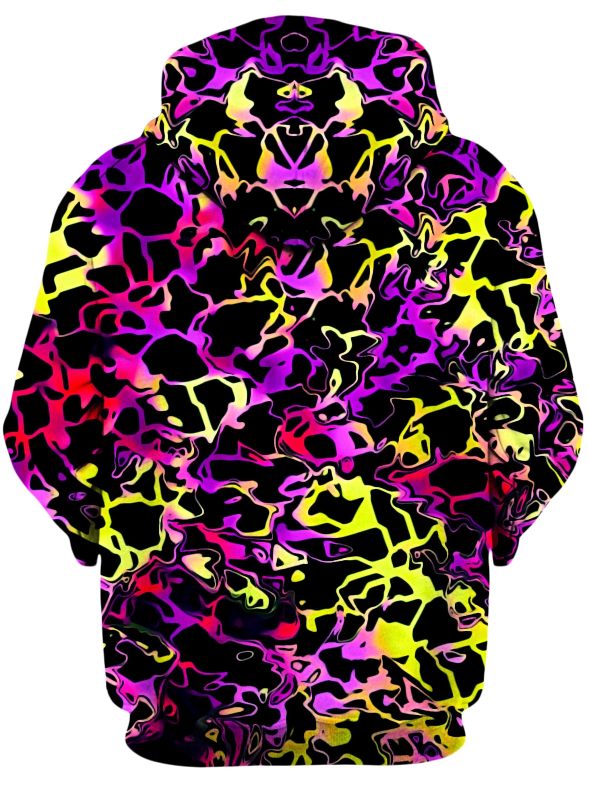 Psychedelic Rainbow Leopard Unisex Zip-Up Hoodie -Moonbestprint