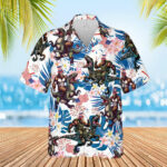 Bigfoot Riding Dinosaur Aloha Hawaiian Shirt – Moonbestprint
