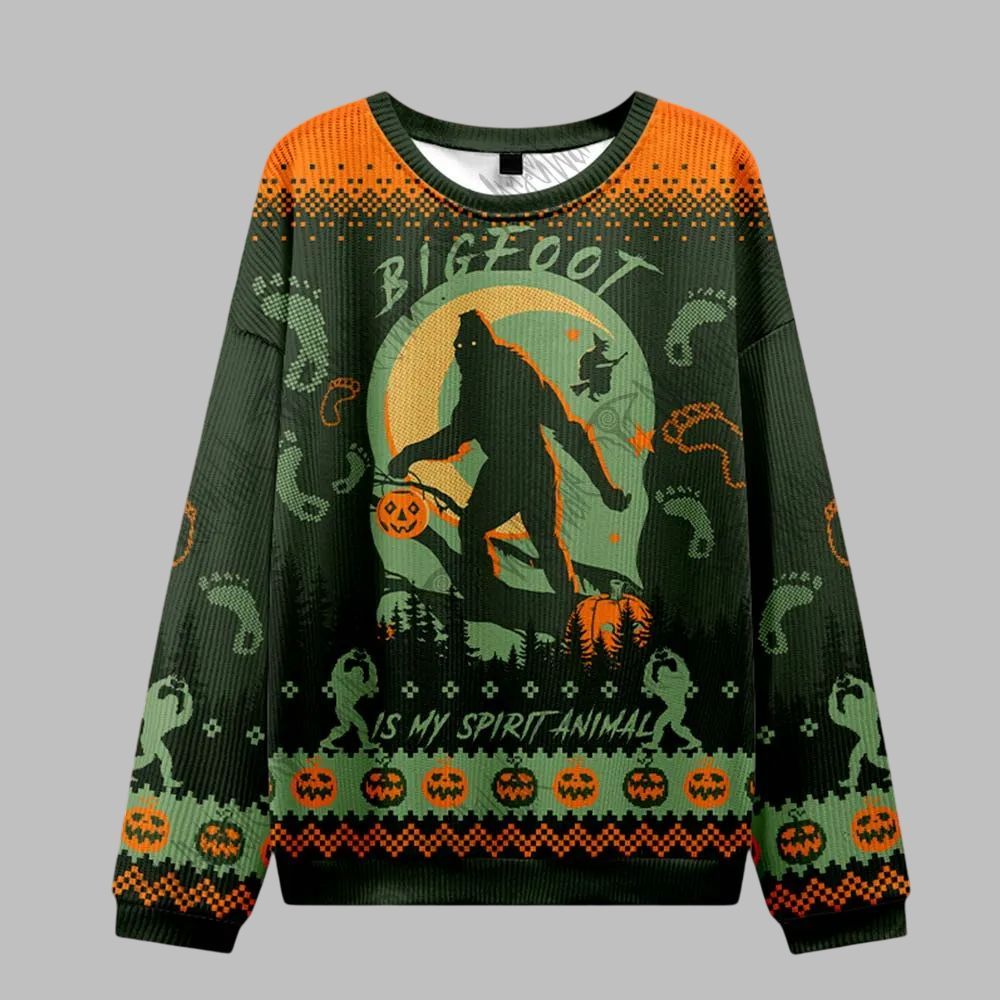 Bigfoot is My Spirit Animal Ugly Sweater 2026 Christmas - Moonbestprint