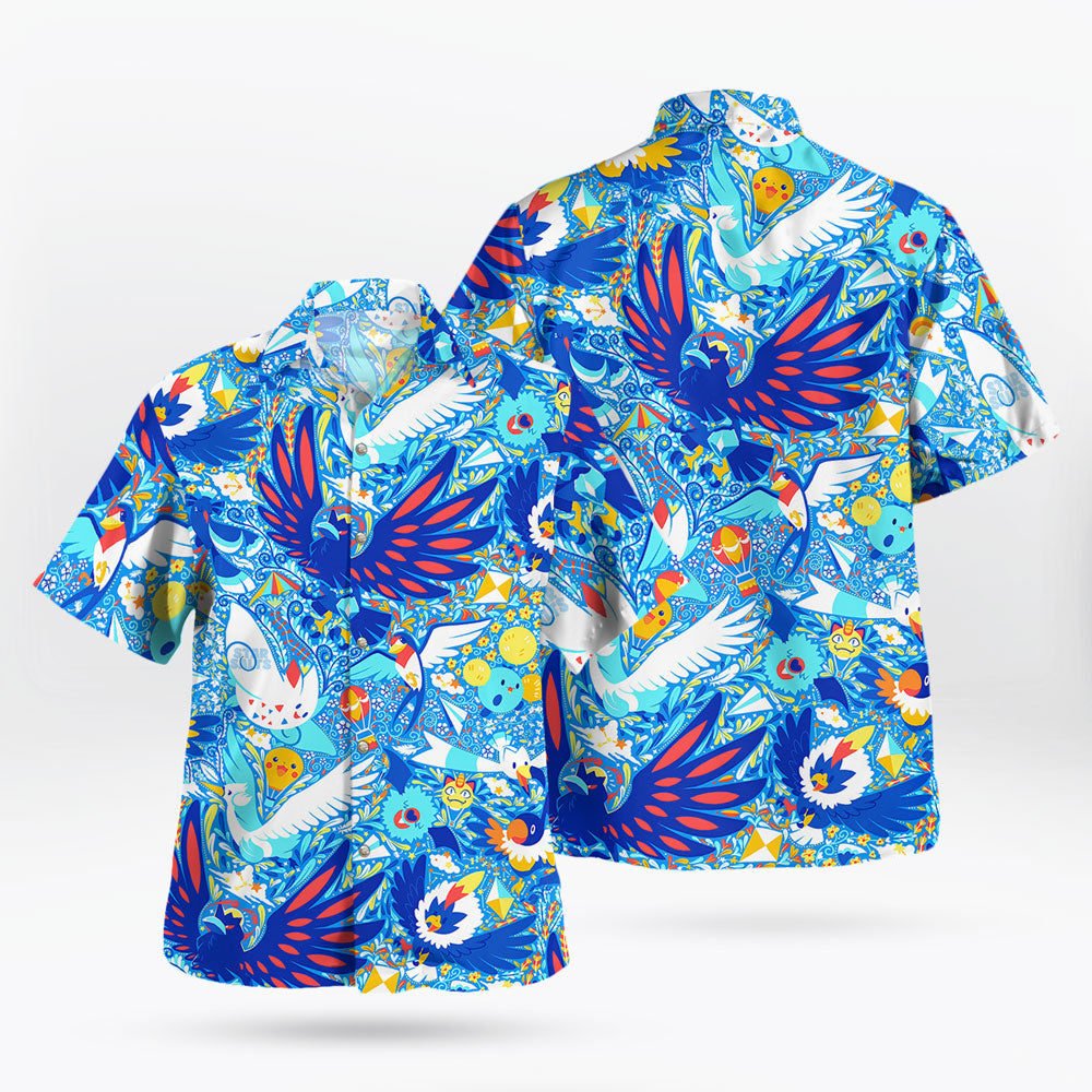 Bird Pokemon Hawaiian Shirt Tropical Breeze – Moonbestprint