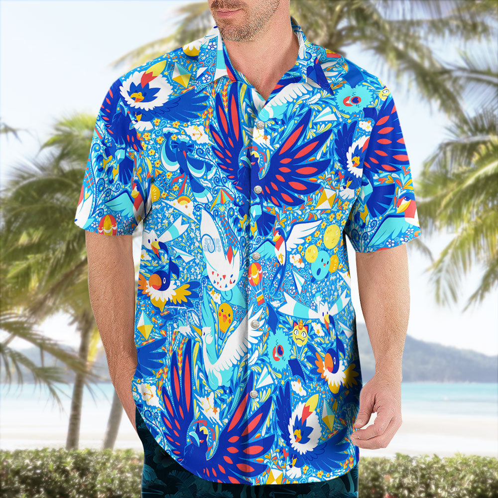 Bird Pokemon Hawaiian Shirt Tropical Breeze – Moonbestprint