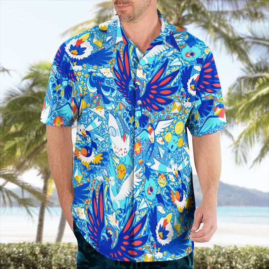 Bird Pokemon Hawaiian Shirt Tropical Breeze – Moonbestprint