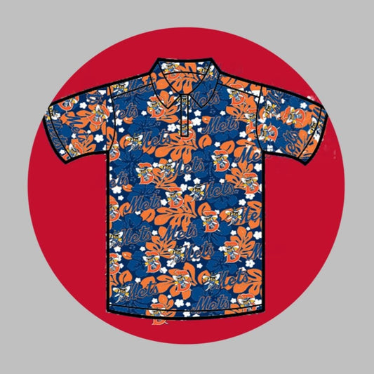 Birmingham Barons B-Mets Luau Shirts Giveaway 2025 - Moonbestprint