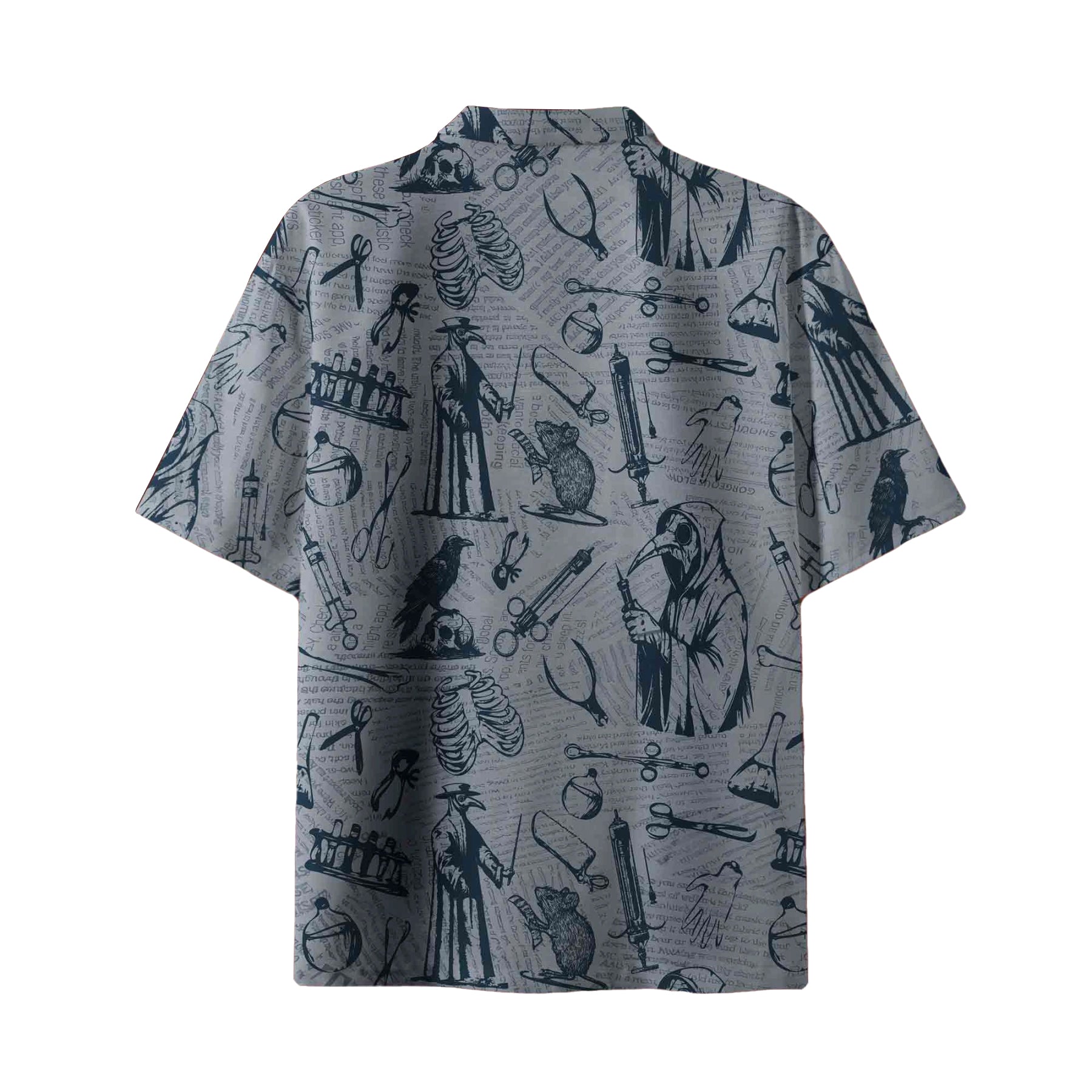 Black Death Hawaiian Shirt – Moonbestprint