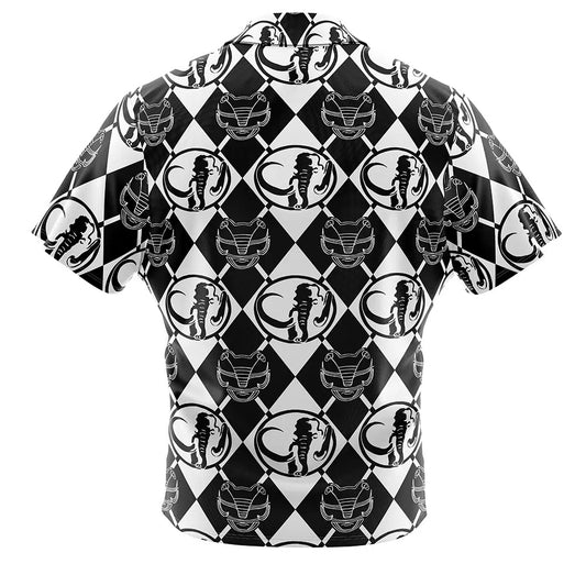 Black Ranger Pattern Power Rangers Hawaiian Shirt - Moonbestprint