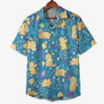Psyduck Retro Pattern Pokémon Hawaiian Shirt – Moonbestprint